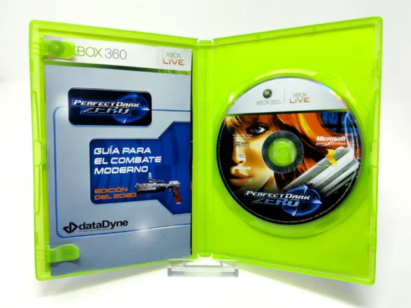 Lateral de la caja de Perfect Dark Zero (ESP) para XBOX 360