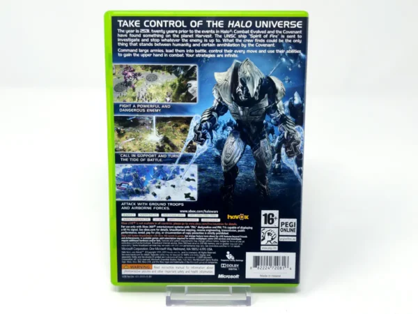 Parte trasera de Halo Wars (EUR) (Promo) para XBOX 360, edición PAL EUR