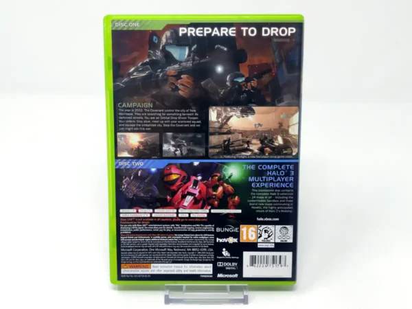 Parte trasera de Halo 3: ODST (EUR) (Promo) para XBOX 360, edición PAL EUR