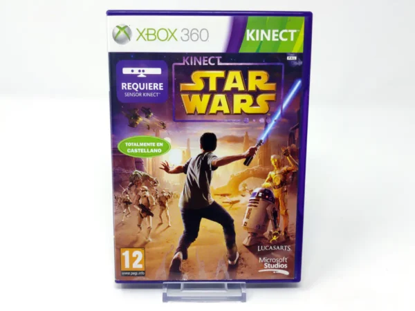 Portada de Kinect Star Wars (ESP) (Rebajado) para XBOX 360, edición PAL España, de segunda mano