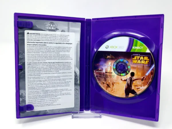 Interior del juego Kinect Star Wars (ESP) (Rebajado) para XBOX 360 con disco y manual