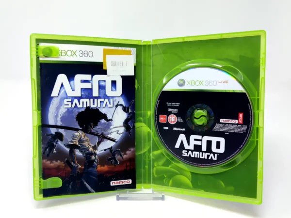 Interior del juego Afro Samurai (UK) (Rebajado) para XBOX 360 con disco y manual