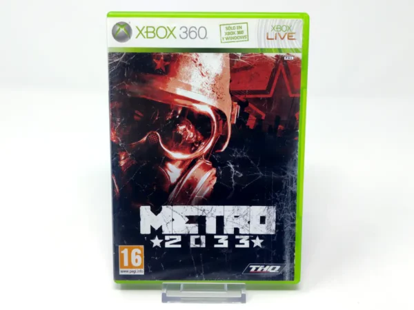 Portada de Metro 2033 (ESP) para XBOX 360, edición PAL España, de segunda mano