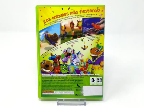 Parte trasera de Viva Piñata: Party Animals (ESP) (Rebajado) para XBOX 360, edición PAL España