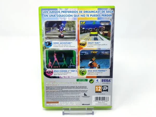 Parte trasera de Dreamcast Collection (ESP) (Rebajado) para XBOX 360, edición PAL España