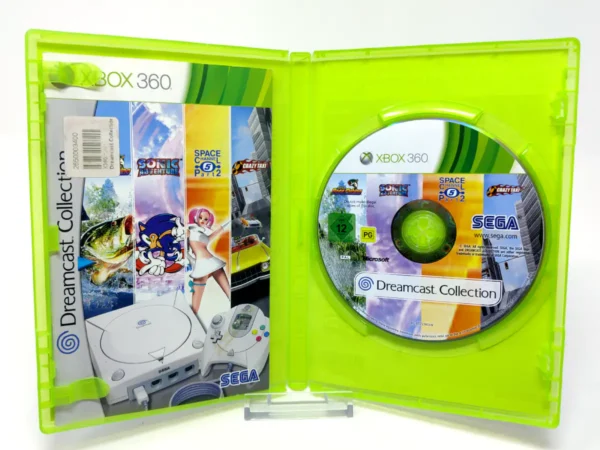 Interior del juego Dreamcast Collection (ESP) (Rebajado) para XBOX 360 con disco y manual
