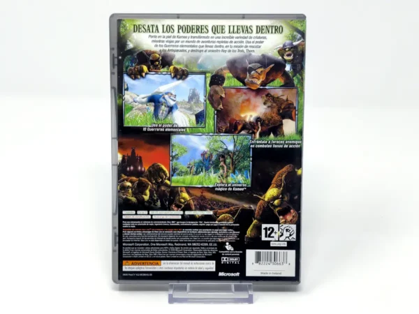 Parte trasera de Kameo: Elements of Power (Classics) (ESP) (Rebajado) para XBOX 360, edición PAL España