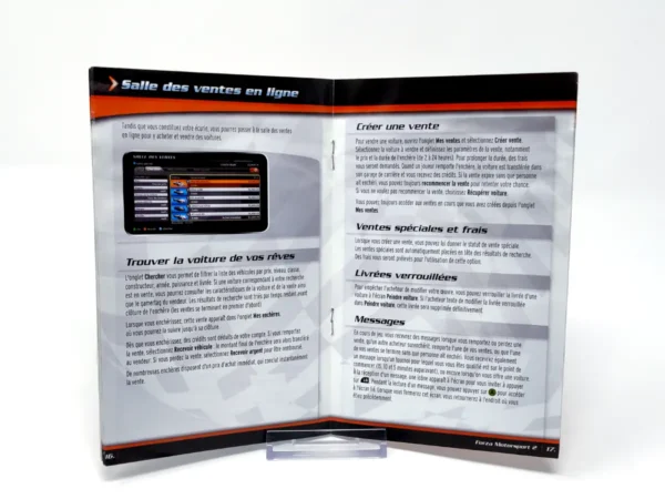 Forza Motorsport 2 (FRA) (Manual) para XBOX 360, edición PAL Francia, de segunda mano