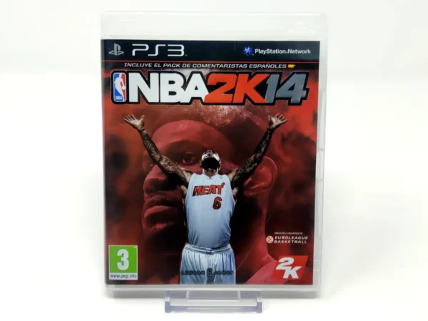 Portada de NBA 2K14 (ESP) para PlayStation 3, edición PAL España, de segunda mano