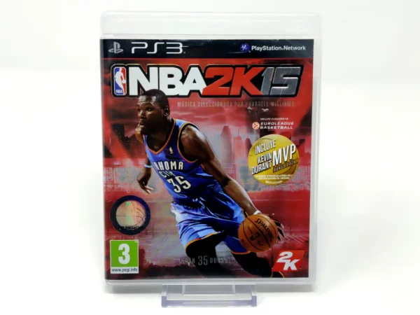 Portada de NBA 2K15 (ESP) para PlayStation 3, edición PAL España, de segunda mano