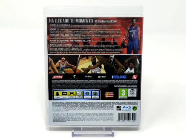 Parte trasera de NBA 2K15 (ESP) para PlayStation 3, edición PAL España