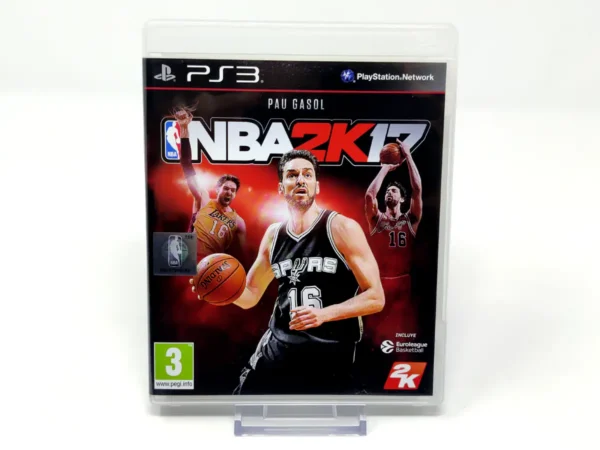Portada de NBA 2K17 (ESP) para PlayStation 3, edición PAL España, de segunda mano