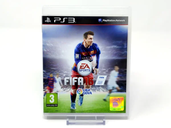 Portada de FIFA 16 (ESP) para PlayStation 3, edición PAL España, de segunda mano