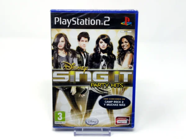 Portada de Disney Sing It: Party Hits (ESP) (Precintado) para PlayStation 2, edición PAL España, nuevo