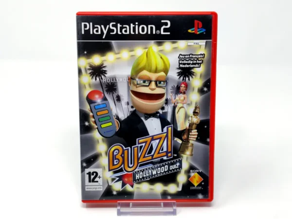 Portada de Buzz!: The Hollywood Quiz (FRA) para PlayStation 2, edición PAL Francia, de segunda mano