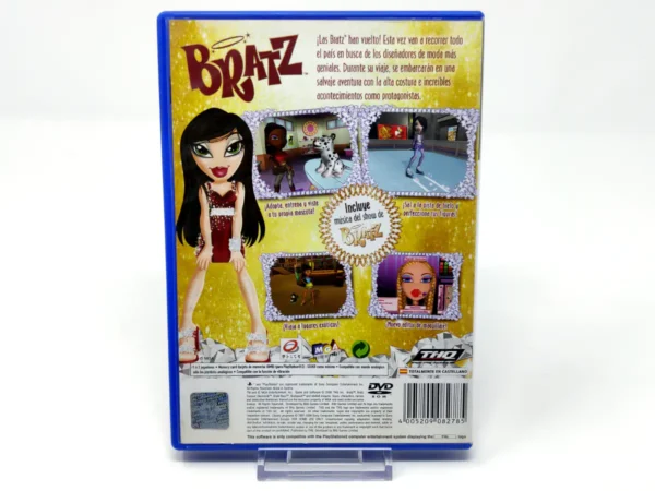 Parte trasera de Bratz: Forever Diamondz (ESP) para PlayStation 2, edición PAL España