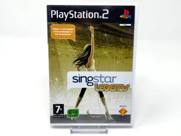 Portada de Singstar Legends (HOL) para PlayStation 2, edición PAL Holanda, de segunda mano