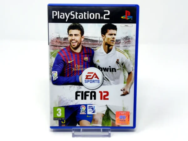 Portada de FIFA 12 (ESP) para PlayStation 2, edición PAL España, de segunda mano