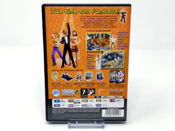 Parte trasera de Los Sims: Superstar (ESP) para PC