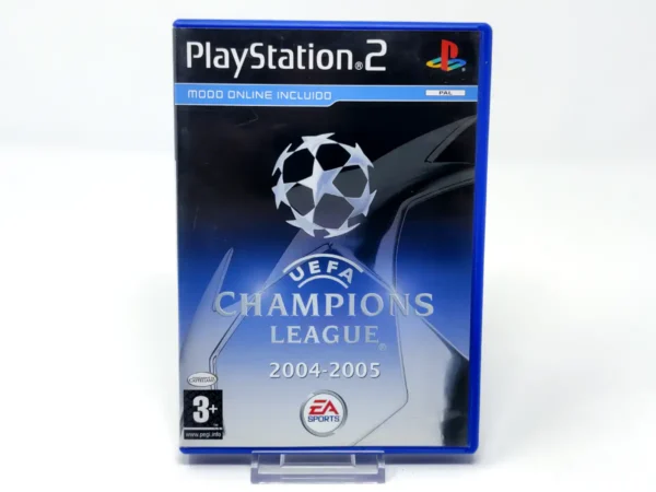 Portada de UEFA Champions League 2004-2005 (ESP) para PlayStation 2, edición PAL España, de segunda mano
