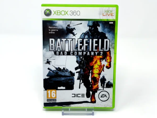Portada de Battlefield: Bad Company 2 (ESP) (Rebajado) para XBOX 360, edición PAL España, de segunda mano