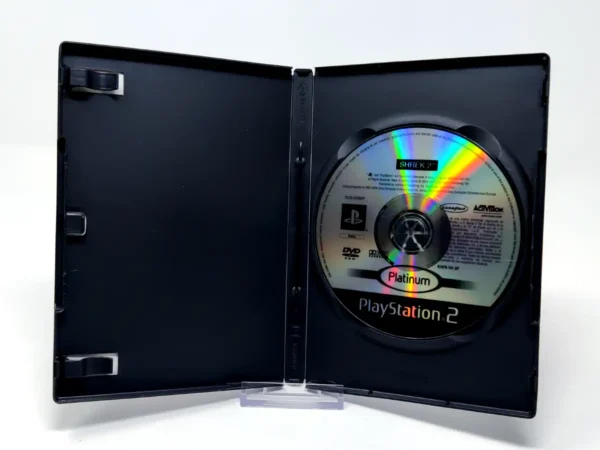 Interior del juego Shrek 2 (Platinum) (ESP) (Rebajado) para PlayStation 2 con disco y manual