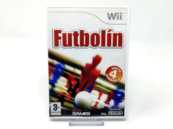 Portada de Futbolín (ESP) para Nintendo Wii, edición PAL España, de segunda mano