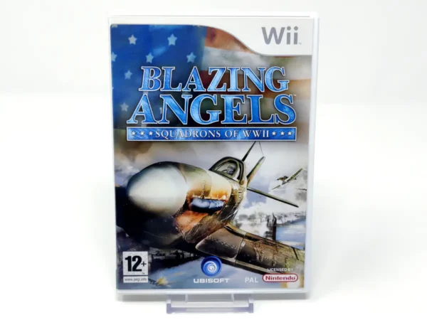 Portada de Blazing Angels: Squadrons of WWII (UK) para Nintendo Wii, edición PAL UK, de segunda mano