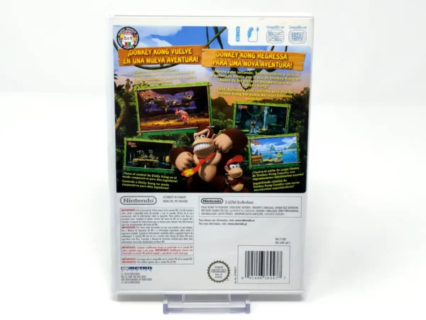 Parte trasera de Donkey Kong Country Returns (ESP) (Rebajado) para Nintendo Wii, edición PAL España