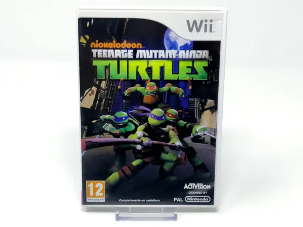 Portada de Teenage Mutant Ninja Turtles Nickelodeon (ESP) para Nintendo Wii, edición PAL España, de segunda mano