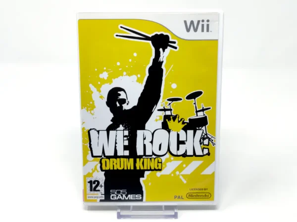 Portada de We Rock: Drum King (ESP) para Nintendo Wii, edición PAL España, de segunda mano