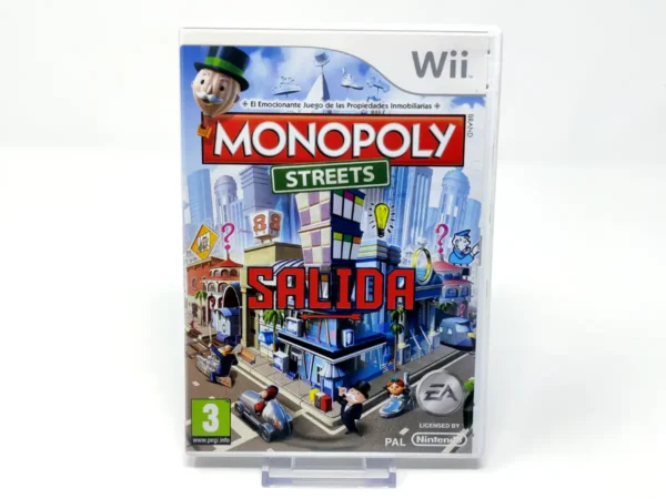 Portada de MONOPOLY Streets (ESP) para Nintendo Wii, edición PAL España, de segunda mano