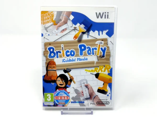 Portada de Brico Party (ESP) para Nintendo Wii, edición PAL España, de segunda mano