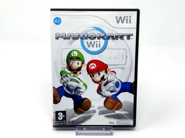 Portada de Mario Kart Wii (ESP) (Rebajado) para Nintendo Wii, edición PAL España, de segunda mano