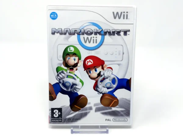 Portada de Mario Kart Wii (ESP) (Rebajado) para Nintendo Wii, edición PAL España, de segunda mano