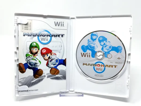 Interior del juego Mario Kart Wii (ESP) (Rebajado) para Nintendo Wii con disco y manual