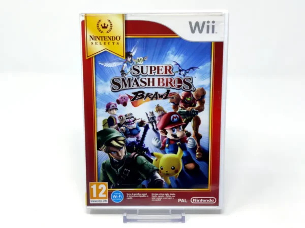 Portada de Super Smash Bros. Brawl (ESP) (Selects) para Nintendo Wii, edición PAL España, de segunda mano