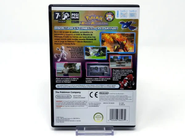Parte trasera de Pokémon Battle Revolution (ESP) (Rebajado) para Nintendo Wii, edición PAL España