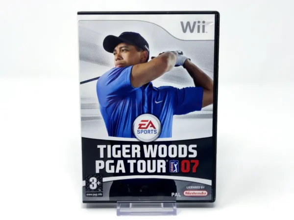 Portada de Tiger Woods PGA Tour 07 (UK) (Rebajado) para Nintendo Wii, edición PAL UK, de segunda mano