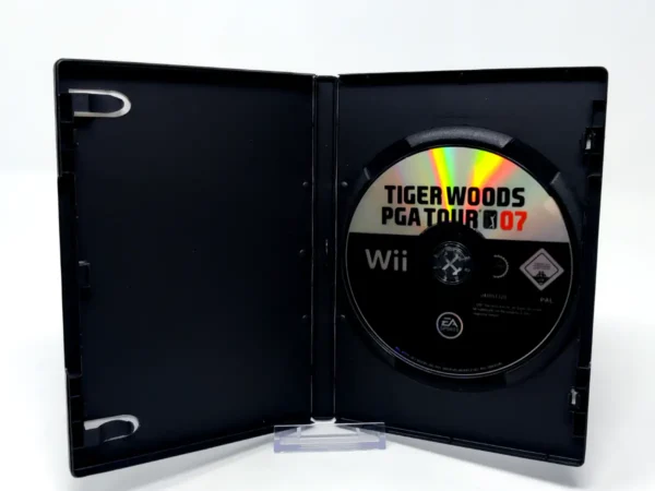 Interior del juego Tiger Woods PGA Tour 07 (UK) (Rebajado) para Nintendo Wii con disco y manual