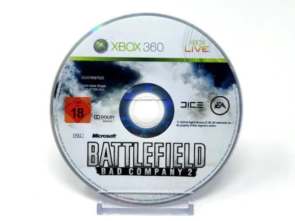 Battlefield: Bad Company 2 (ESP) (Disco) para XBOX 360, edición PAL España, de segunda mano