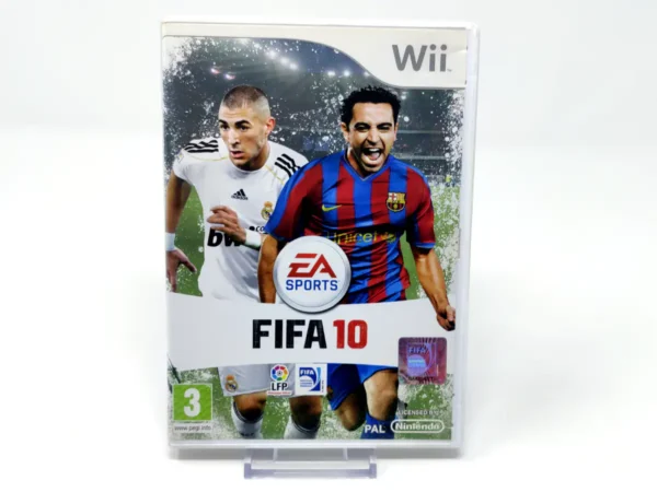 Portada de FIFA 10 (ESP) para Nintendo Wii, edición PAL España, de segunda mano