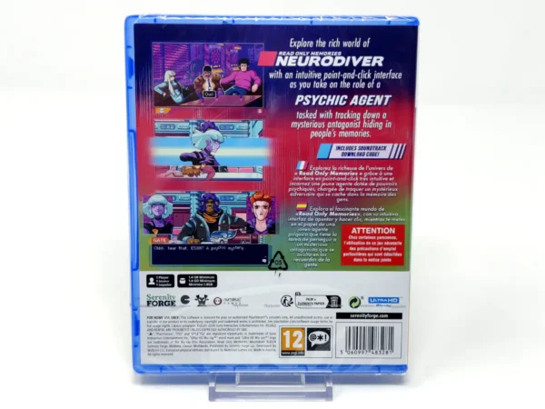 Parte trasera de Read Only Memories: NEURODIVER (ESP) (Precintado) para PlayStation 5, edición PAL España