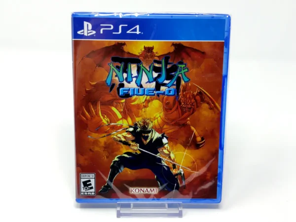 Portada de Ninja Five-O (2025) (Limited Run) (USA) (Precintado) para PlayStation 4, edición NTSC USA, nuevo
