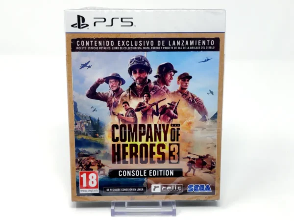 Portada de Company of Heroes 3 (Console Edition) (ESP) (Precintado) para PlayStation 5, edición PAL España, nuevo