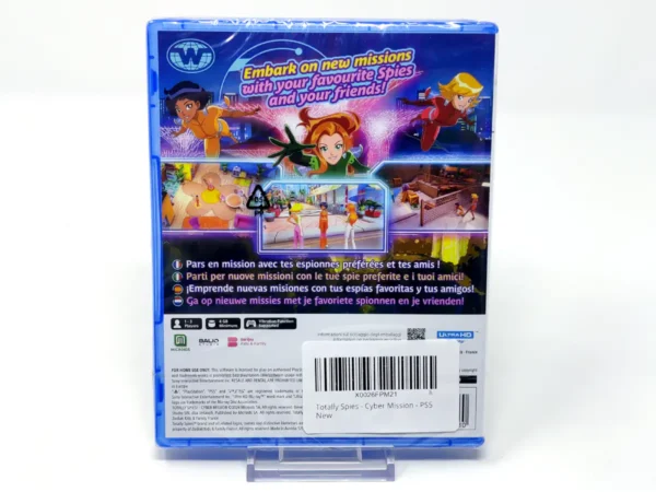 Parte trasera de Totally Spies! - Cyber Mission (ESP) (Precintado) para PlayStation 5, edición PAL España