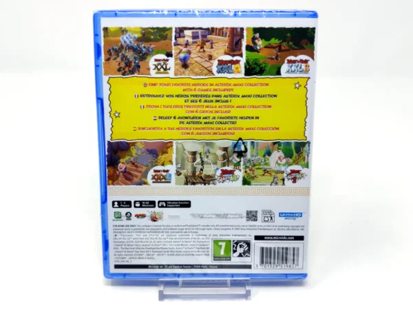 Parte trasera de Asterix Maxi Collection (ESP) (Precintado) para PlayStation 5, edición PAL España