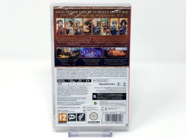 Parte trasera de Octopath Traveler 2 (ESP) (Precintado) para Nintendo Switch, edición PAL España