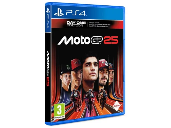 Portada de MotoGP 25 (Day One Edition) (ESP) (Precintado) para PlayStation 4, edición PAL España, nuevo