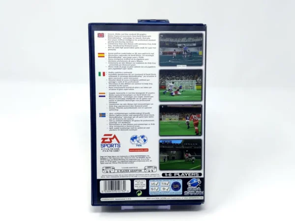 Parte trasera de FIFA 97 (ESP) (Rebajado) para Sega Saturn, edición PAL España